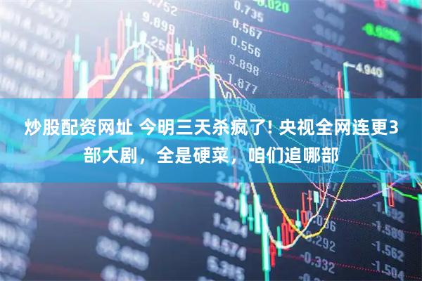 炒股配资网址 今明三天杀疯了! 央视全网连更3部大剧，全是硬菜，咱们追哪部